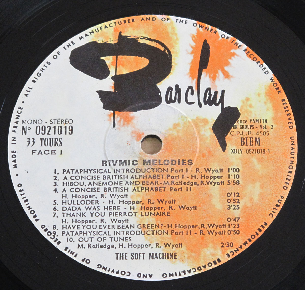 High Resolution Photos of soft machine super group vol 2 rivmic 